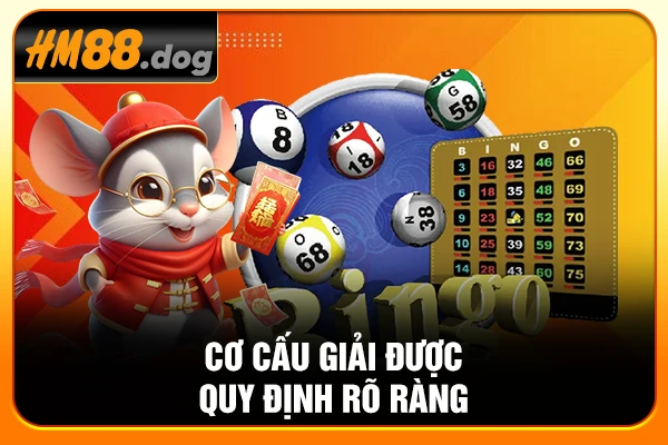 Cơ cấu giải được quy định rõ ràng
