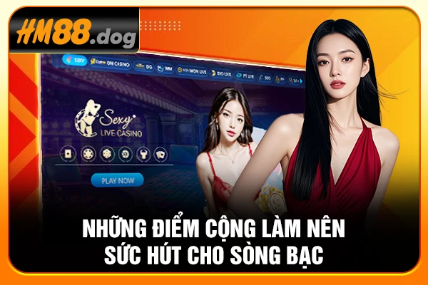 Những điểm cộng làm nên sức hút cho sòng bạc