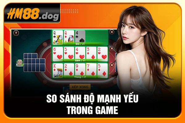 So sánh độ mạnh yếu trong game